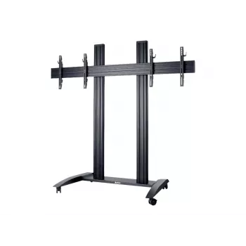 Soporte de suelo EDBAK | TRV300 | Carro y soporte | 42-55 inch | negro