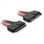Cable SATA DeLOCK 84361 0,5 m rojo