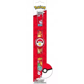 Reloj de pulsera infantil Euroswan Pokemon modelo POK4374 — reloj infantil analógico/digital