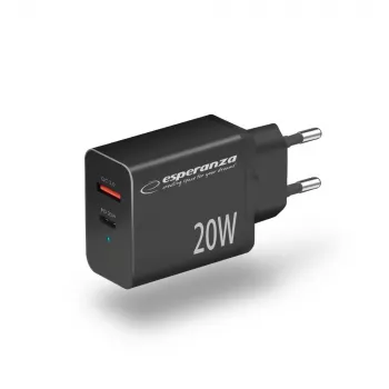 Esperanza EZC105K Fuente de alimentación 20W negra