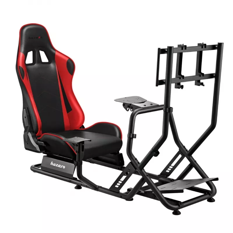 Huzaro Speed 6.0 cockpit de carreras, negro/rojo
