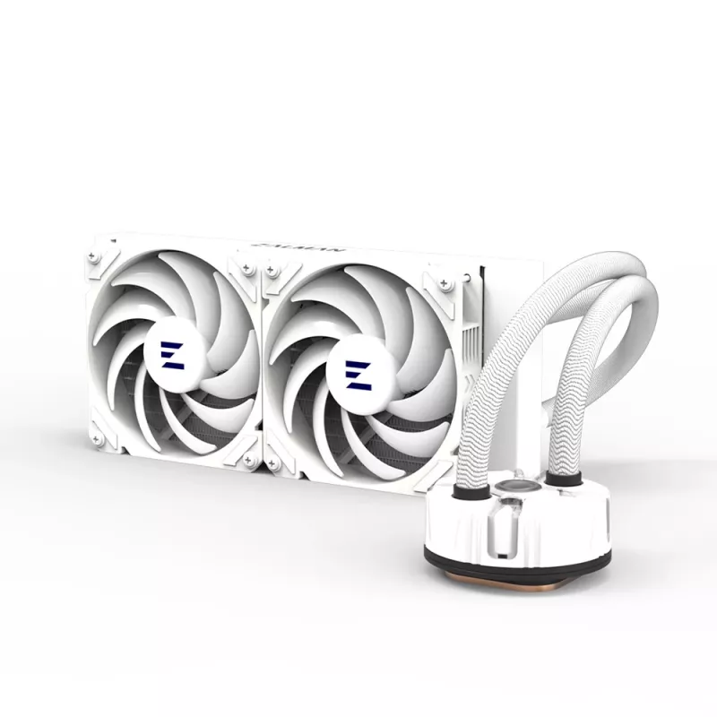 Refrigeración líquida para CPU Zalman Reserator5 Z24 ARGB blanca radiador de 240 mm 2 ventiladores de 120 mm