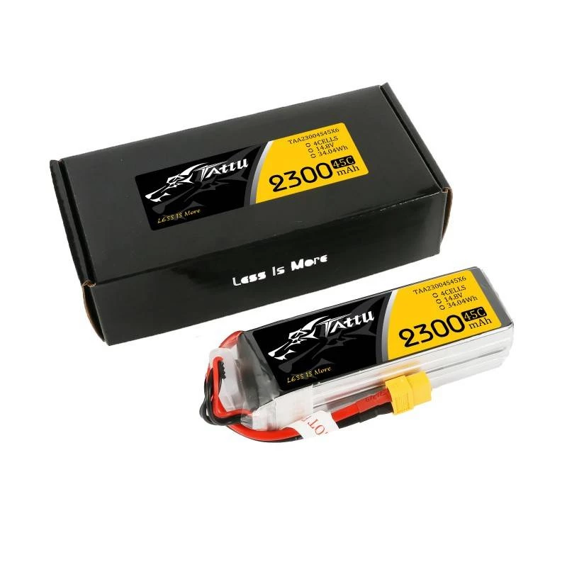 Batería Tattu 2300mAh 14,8V 75C 4S1P XT60