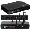 Fuente de alimentación MPL Power RouterUPS-30-PoE 30 W para interiores, 100–240 V, negro, 160×105×28 mm