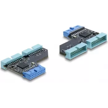 Hub USB DELOCK 67341 conector de 20 pines a 2× USB 5 Gbit/s
