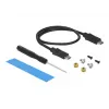 Carcasa para SSD DeLOCK carcasa combo externa USB Type-C para SSD M.2 NVMe PCIe o SATA
