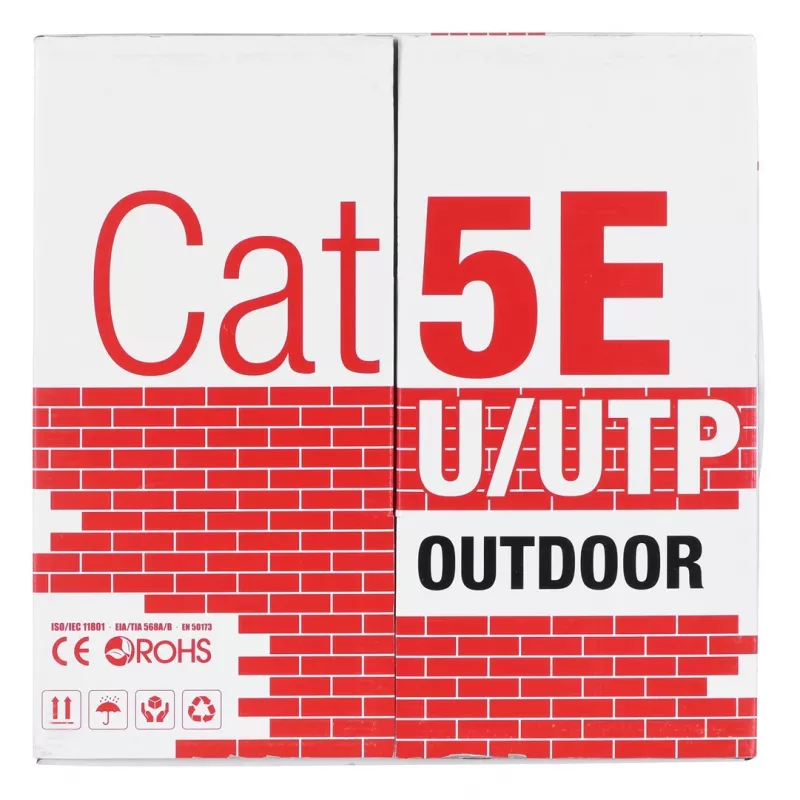 Alantec KIU5OUTS305Q cable de red negro 305 m Cat5e U/UTP (UTP) (KIU5OUTS305Q)