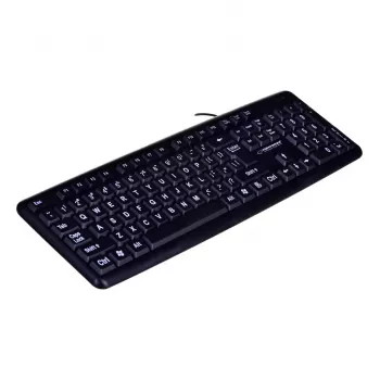 Esperanza EK129 teclado USB QWERTY UK inglés negro