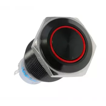 Pieza de caja de PC Lamptron LAMP-SW1912L-H – acero negro, diámetro 2,2 cm, unidad suelta