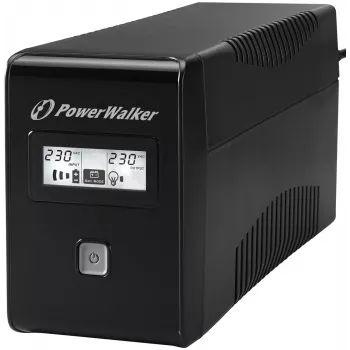 PowerWalker VI 850 LCD sistema de alimentación ininterrumpida (SAI) Line-Interactive 0,85 kVA 480 W