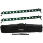 Set de barra LED EUROLITE 20000663 2x 12 QCL RGB UV – barras de luz para escenario
