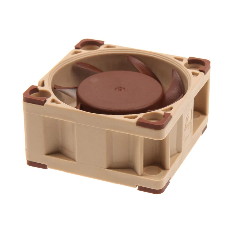 Noctua NF-A4x20 FLX ventilador de caja, 40x20 mm, 12 V, 3 pines, 3700–5000 rpm, 9,4 m³/h, rodamiento SSO2, beige/marrón