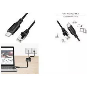 LogiLink CU0417 - Cable adaptador de red USB 3.2 Type-C Gigabit Ethernet 15 m - Tarjeta de red - 1 000 Mbps (CU0417)