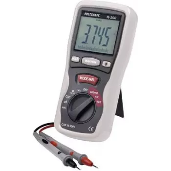 Voltcraft Comprobador de componentes digital R-200 CAT III 600 V Indicación (cuentas): 4000 (R-200)