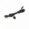 Ventilador para carcasa de PC White Shark Pulsar 12 cm negro