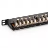 Patch Panel Digitus CAT 6 Class E High Density apantallado negro