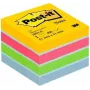 Notas adhesivas Post-It 2051-U cuadradas azul - verde - rosa - amarillo (2051-U)
