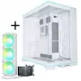 Refrigeración líquida completa Lian Li O11D EVO RGB + TRYX PANORAMA SE ARGB - blanca, 360 mm