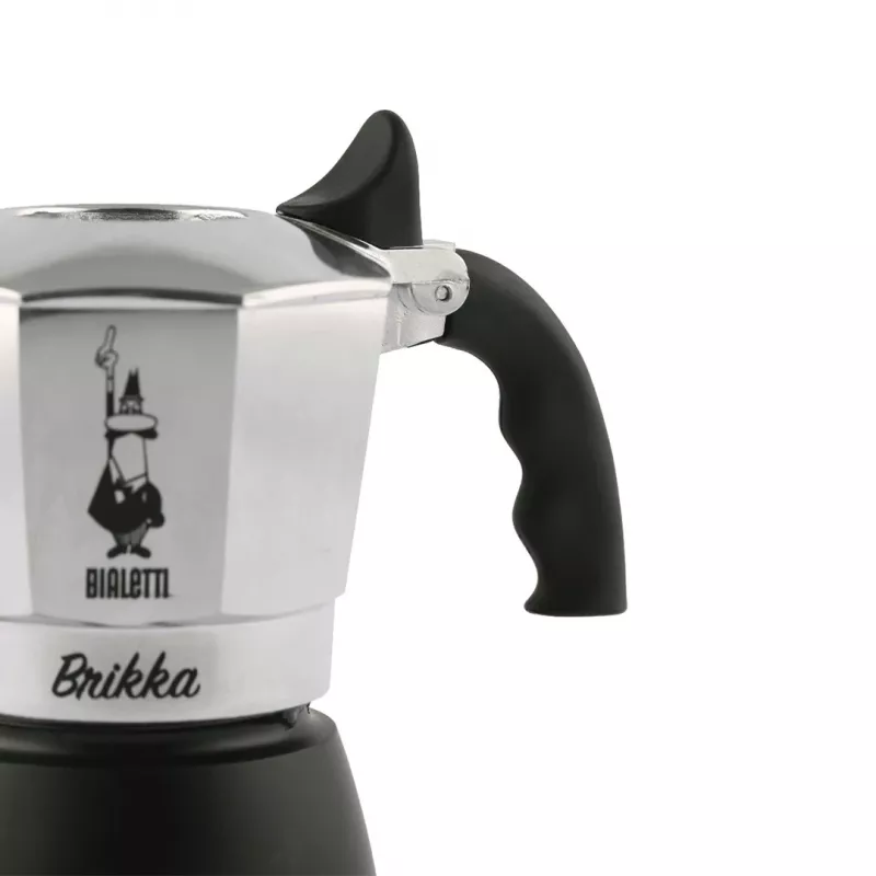 Bialetti Brikka cafetera moka 0,1 L negra, acero inoxidable