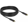 Cable de vídeo USB-C óptico activo DeLOCK 84103 4K 60 Hz 10 m