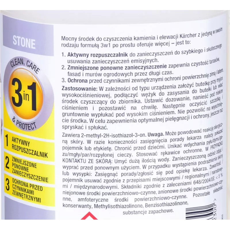 Limpiador multiusos Kärcher 6.295-765.0, 1000 ml, corrosivo