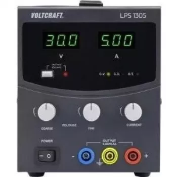 Fuente de alimentación de laboratorio Voltcraft LPS1305 — ajustable 0–30 V DC, 0–5 A