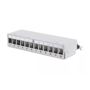 Panel de parcheo modular de sobremesa Digitus DN-93706 12 puertos