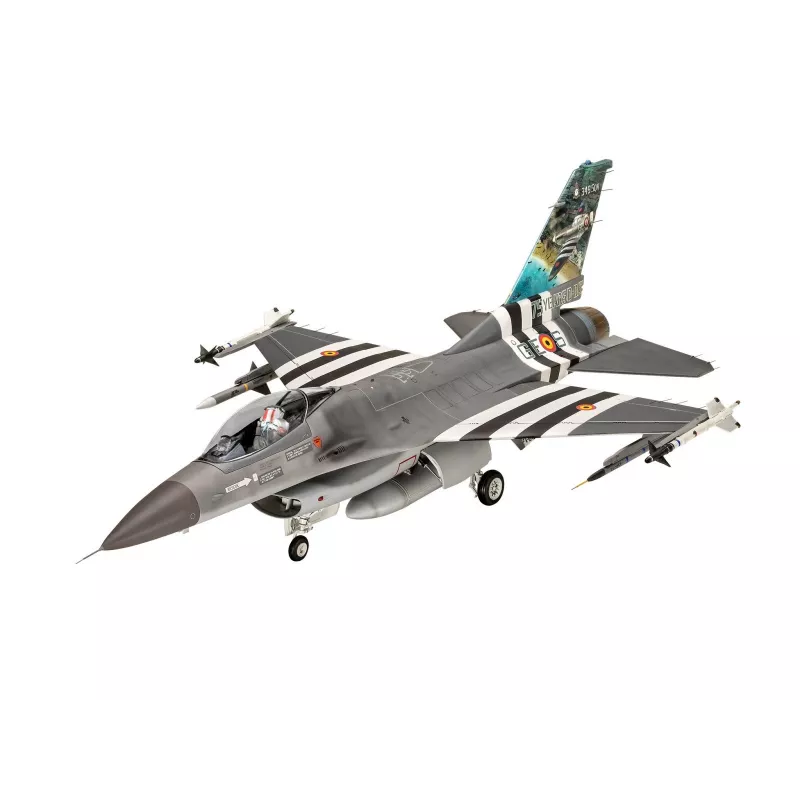 Maqueta de avión de plástico REVELL F-16 Falcon 50th Anniversary kit 1:32