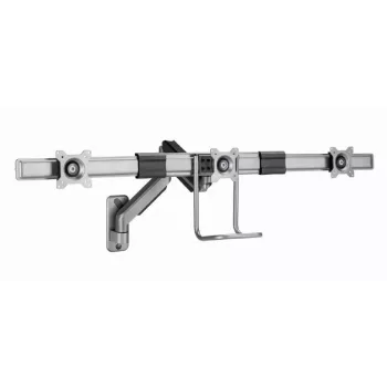 Brazo de monitor ajustable de pared Gembird MA-WA3-01 para 3 monitores
