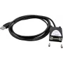 Exsys - Adaptador serie - USB - RS-232 - Negro (EX-1311-2-5V)