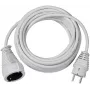 brennenstuhl H05VV-F 3G1, 5 - Cable alargador de corriente - CEE 7/4 (H) a CEE 7/7 (M) - 10 m - blanco