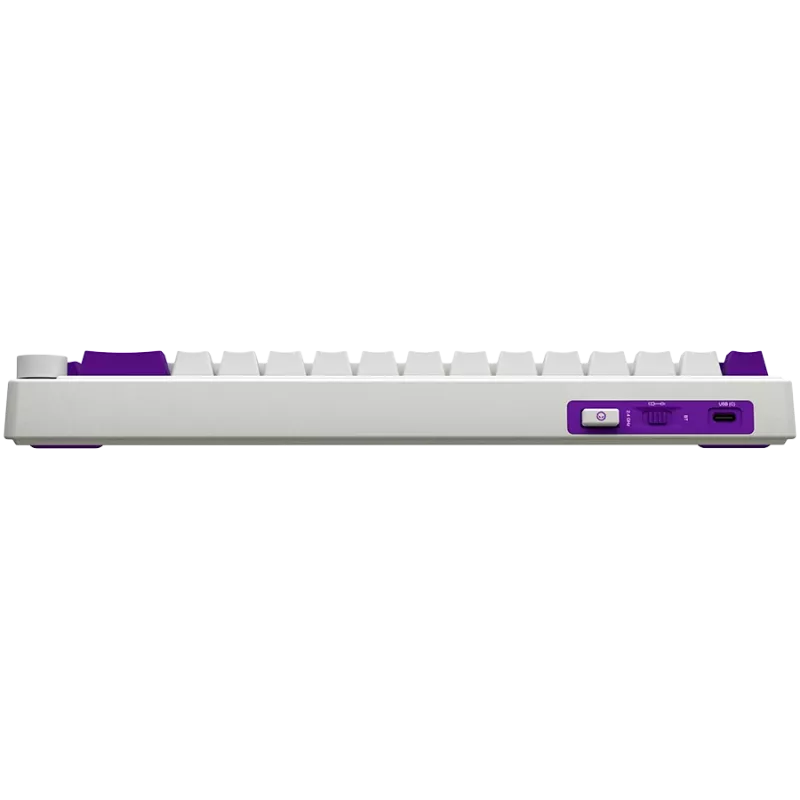 LORGAR KBP70MW, teclado gaming mecánico inalámbrico 65% Pro, blanco, distribución EN