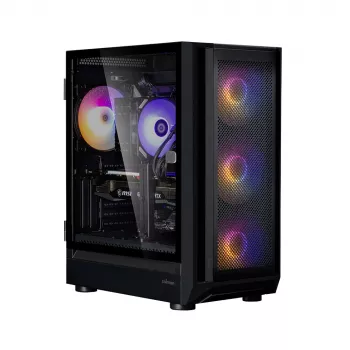 Caja de ordenador Zalman i6 negra, ATX, negra