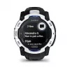 Smartwatch GARMIN Instinct 3,05 cm (1,2 pulgadas) AMOLED 45 mm 390x390 px pantalla táctil Negro Blanco GPS 4 GB 53 g correa de silicona