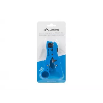 Pelacables LANBERG NT-0102, mango de plástico, aislamiento protector, cuchillas intercambiables, azul