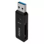 Lector de tarjetas SAVIO AK-64 salida USB 3.2 Gen 1 Type-A, ranura microSD, 5000 Mbit/s, negro