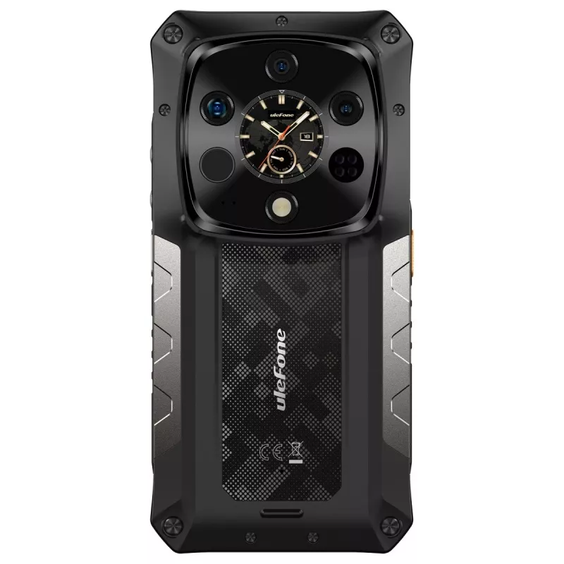 Smartphone resistente UleFone Armor 28 Ultra Thermal 5G — 16 GB RAM, 1 TB almacenamiento, negro