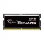 SO-DIMM 64 GB DDR5-5600 (2x 32 GB) kit dual, memoria RAM negra, F5-5600S4645A32GX2-RS, Ripjaws, INTEL XMP
