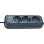 brennenstuhl Eco-Line - Regleta de enchufes - 3 tomas - cable de 1,5 m - negro (1158620015)