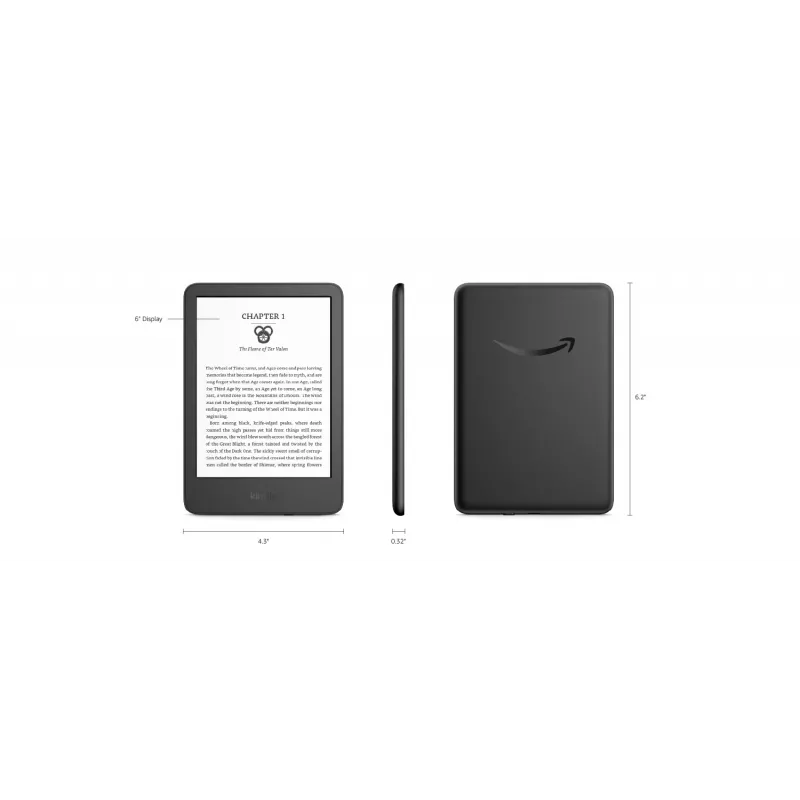 Amazon B0CP31T5M6 Lector de libros electrónicos 16 GB WLAN negro
