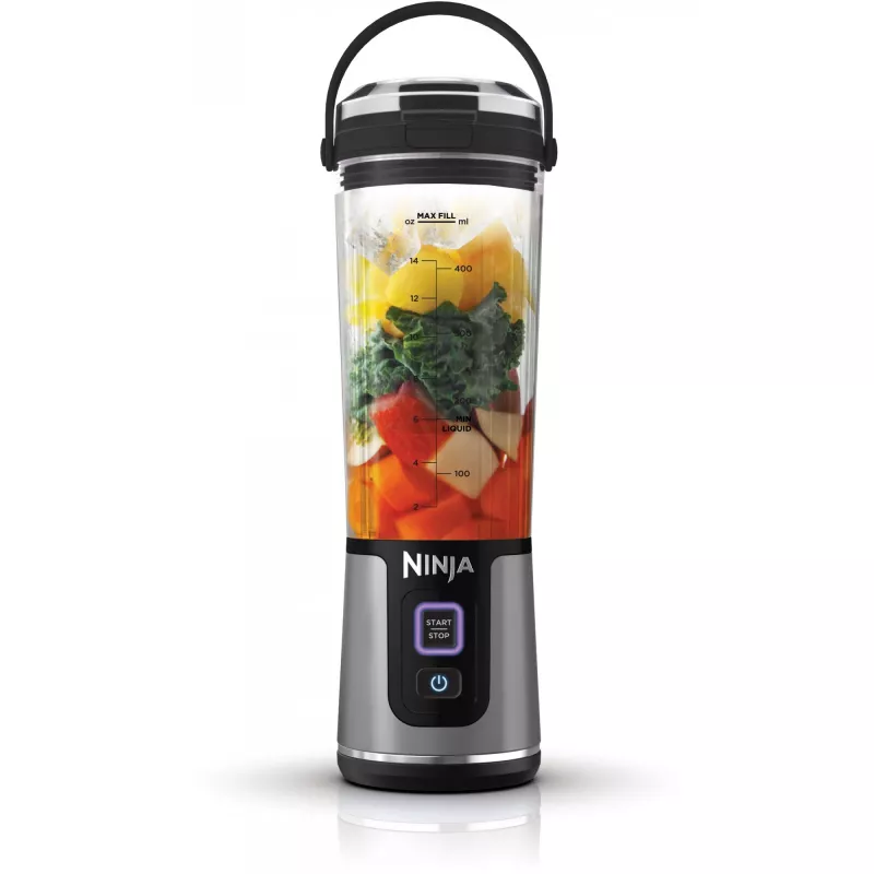 Batidora deportiva Ninja BC151EUBK — recipiente de 0,53 L, 14,4 W, batería, Ice-Crush, negro
