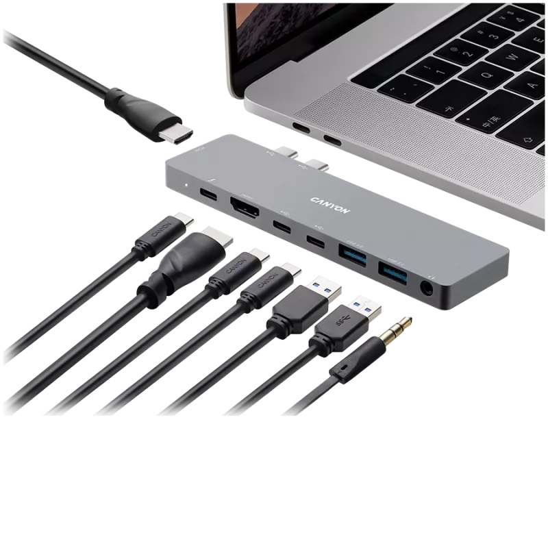 Base de carga 2xTB - 2xHDMI 2xUSB 3.0 2xUSB-C jack