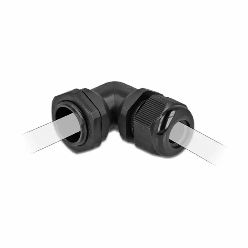 Prensaestopas DeLOCK 60335 negro plástico