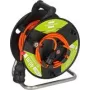 Alargador con carrete Brennenstuhl 1188500, 38 m naranja, cable de alimentación montado en carrete