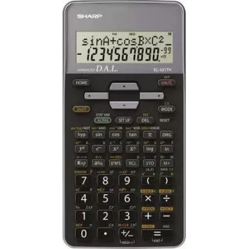Calculadora científica Sharp EL-531TH – pantalla de 10 dígitos, alimentación solar, modelo 82-EL531TH-GY