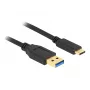 Cable USB DeLOCK SuperSpeed USB 3.2 Gen 2 Type-A a Type-C 3 m