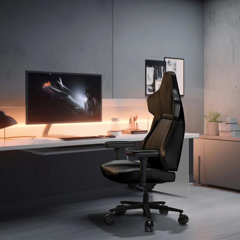 ThunderX3 CORE Silla gamer universal moderna, asiento acolchado, negro