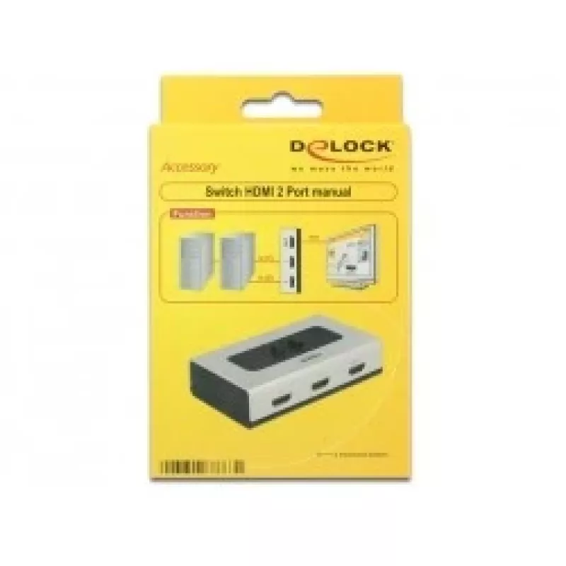 Conmutador de vídeo HDMI DeLOCK 87663