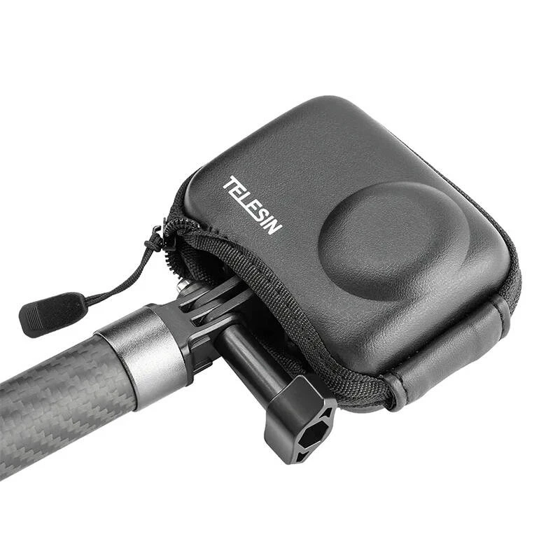 Bolsa de transporte Telesin para cámara DJI Action 3/4/5 Pro — diseño compacto, material duradero