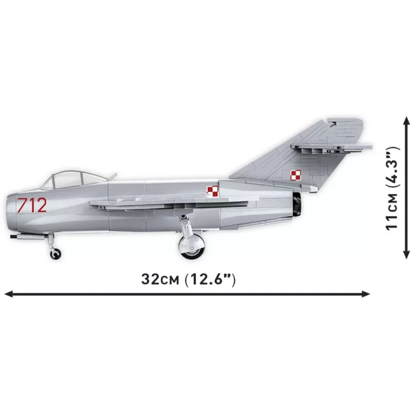 Set de construcción COBI Lim-1 Fuerza Aérea Polaca 1952 504 piezas